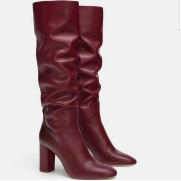 Zara leather boots - Picture 2 of 4